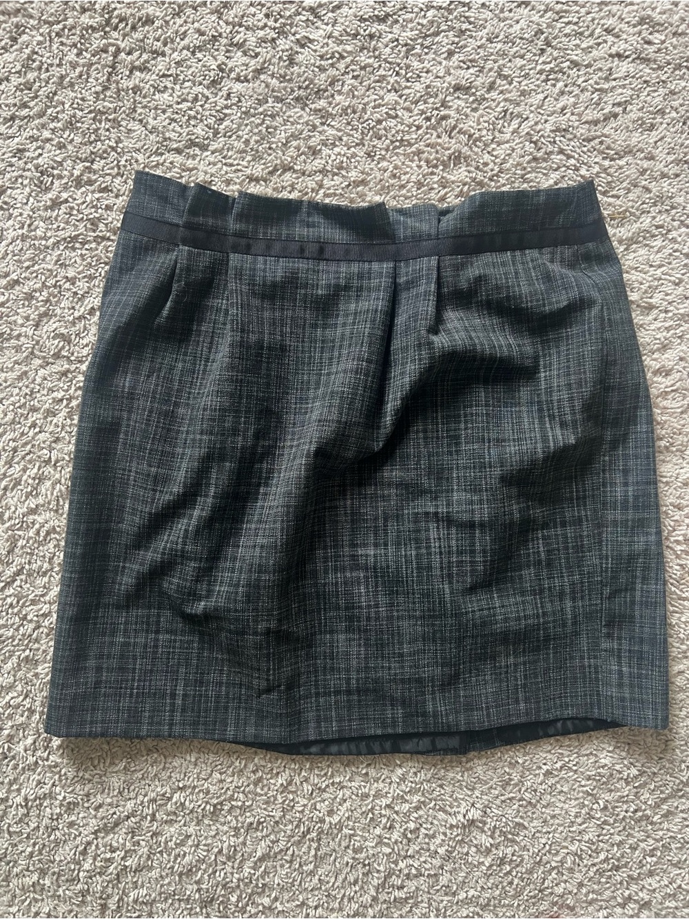 Merona Charcoal Plaid Pencil Skirt